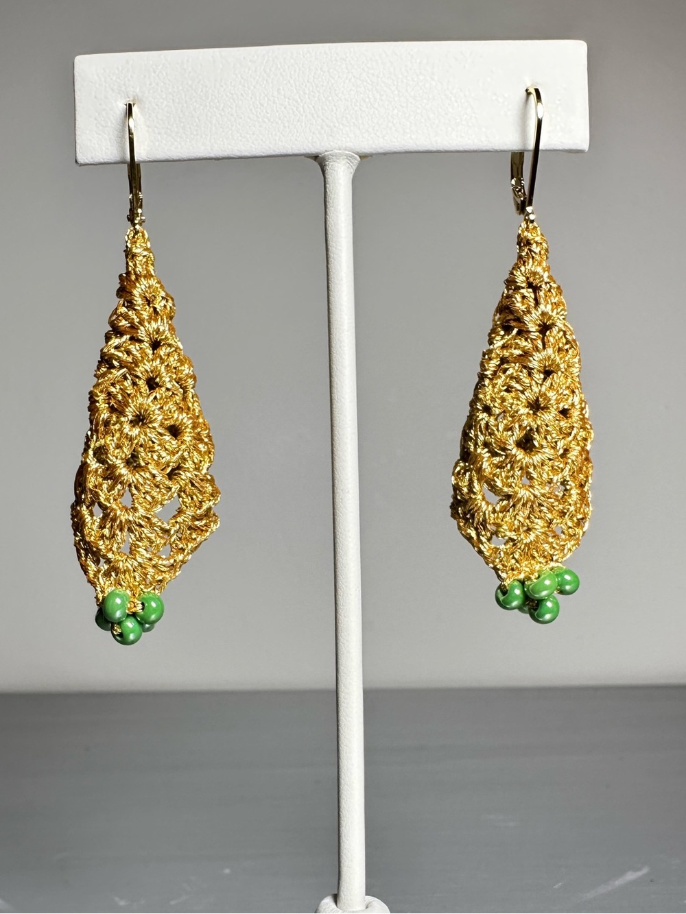 Handmade Crochet Filigree Style Earrings